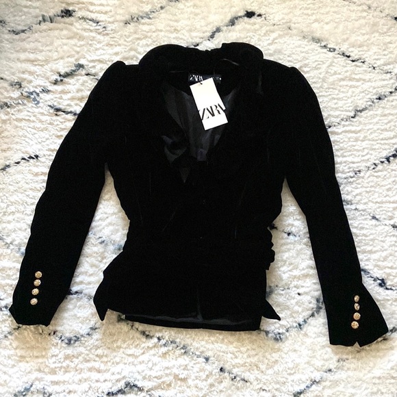 Velvet blazer - Picture 1 of 10